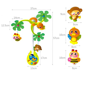 اسباب بازی نوزادی آویز تخت موزیکال هولی تويز Hola Toys مدل 818 _اسباب بازی نوزادی